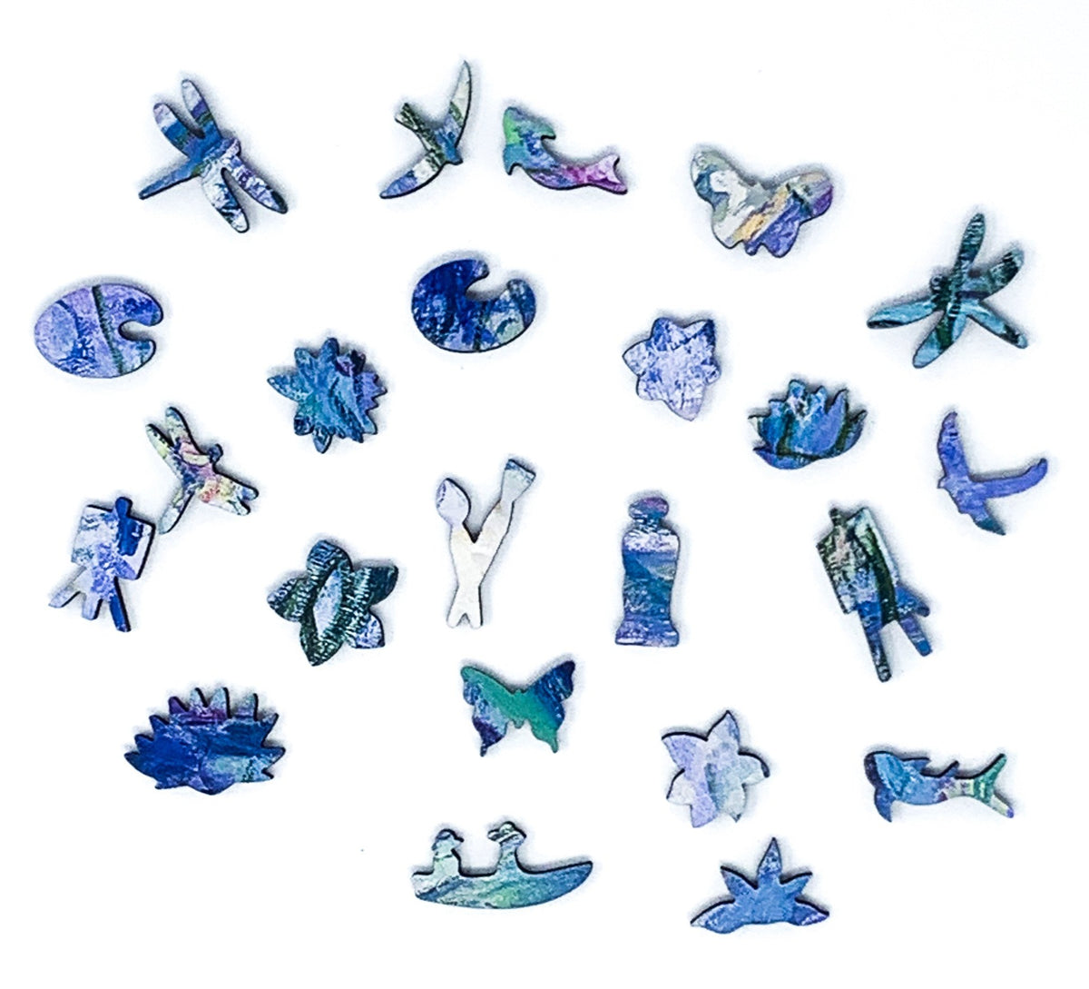Monet's Waterlilies (237 Piece Wooden Jigsaw Puzzle) - Nautilus Puzzles - Wooden Jigsaw Puzzles For Adults