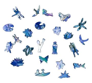 Monet's Waterlilies (237 Piece Wooden Jigsaw Puzzle) - Nautilus Puzzles - Wooden Jigsaw Puzzles For Adults