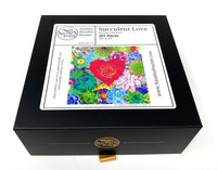 Succulent Love (201 Piece Wooden Jigsaw Puzzle - Nautilus Puzzles - Wooden Jigsaw Puzzles For Adults