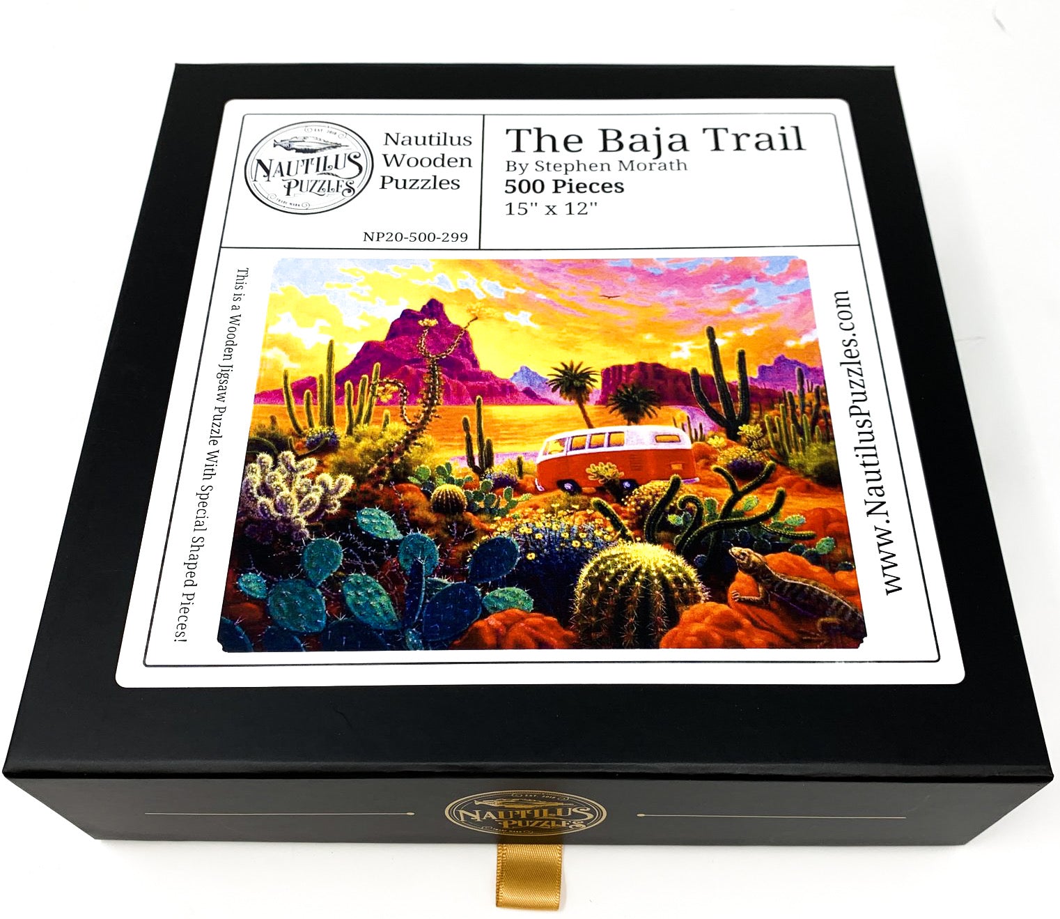 The Baja Trail (500 Piece Wooden Jigsaw Puzzle) - Nautilus Puzzles - Wooden Jigsaw Puzzles For Adults