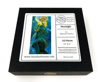 Moonlight by Alphonse Mucha (122 Piece Wooden Jigsaw Puzzle) - Nautilus Puzzles - Wooden Jigsaw Puzzles For Adults