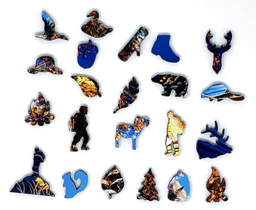 Still of the Night - 245 Piece Wooden Jigsaw Puzzle - Nautilus Puzzles - Wooden Jigsaw Puzzles For Adults