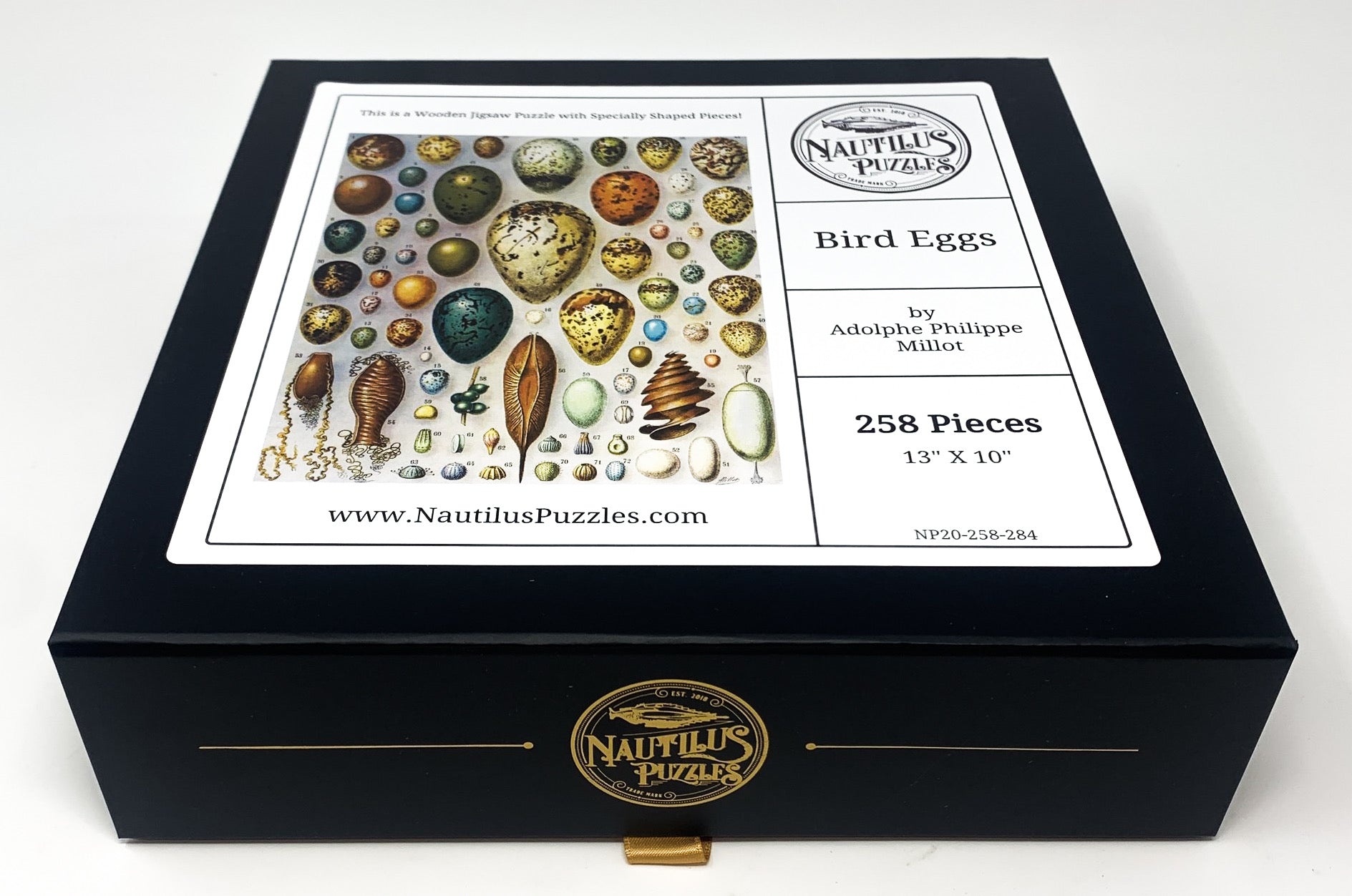 Bird Eggs (258 Piece Wooden Jigsaw Puzzle) | Nautilus Puzzles