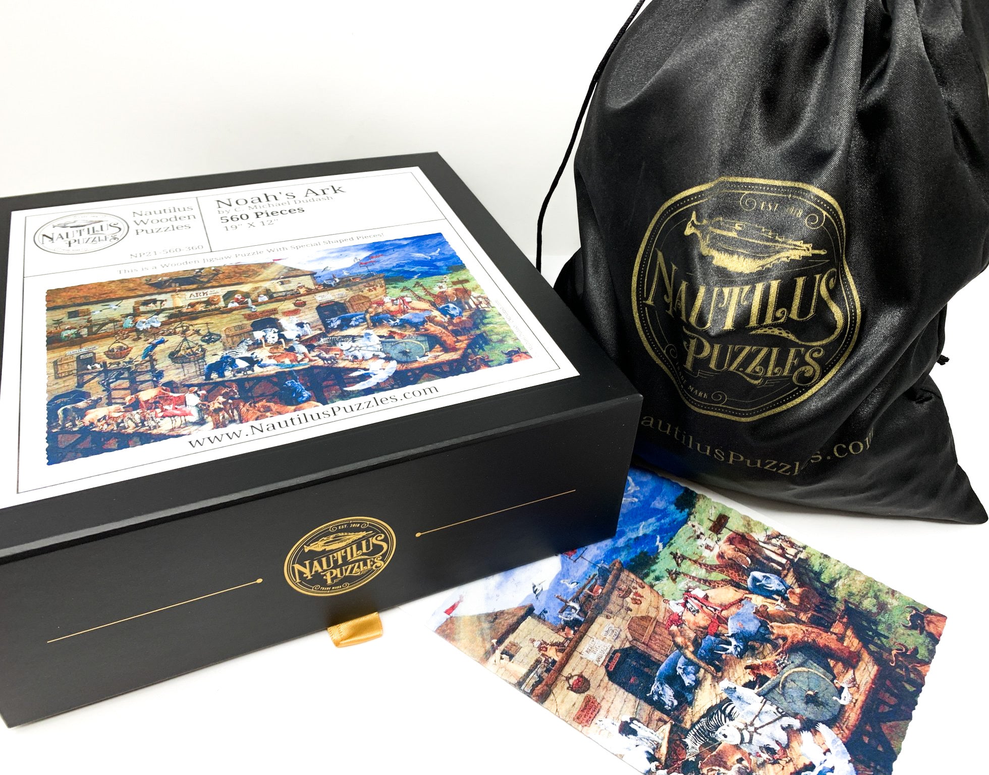 Noah's Ark Puzzle | 560 Pieces | Wooden Puzzle for Adults