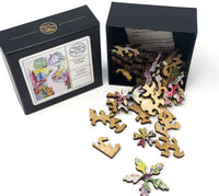 Gorgeous Cottage (47 Pieces) Mini Wooden Jigsaw Puzzle - Nautilus Puzzles - Wooden Jigsaw Puzzles For Adults