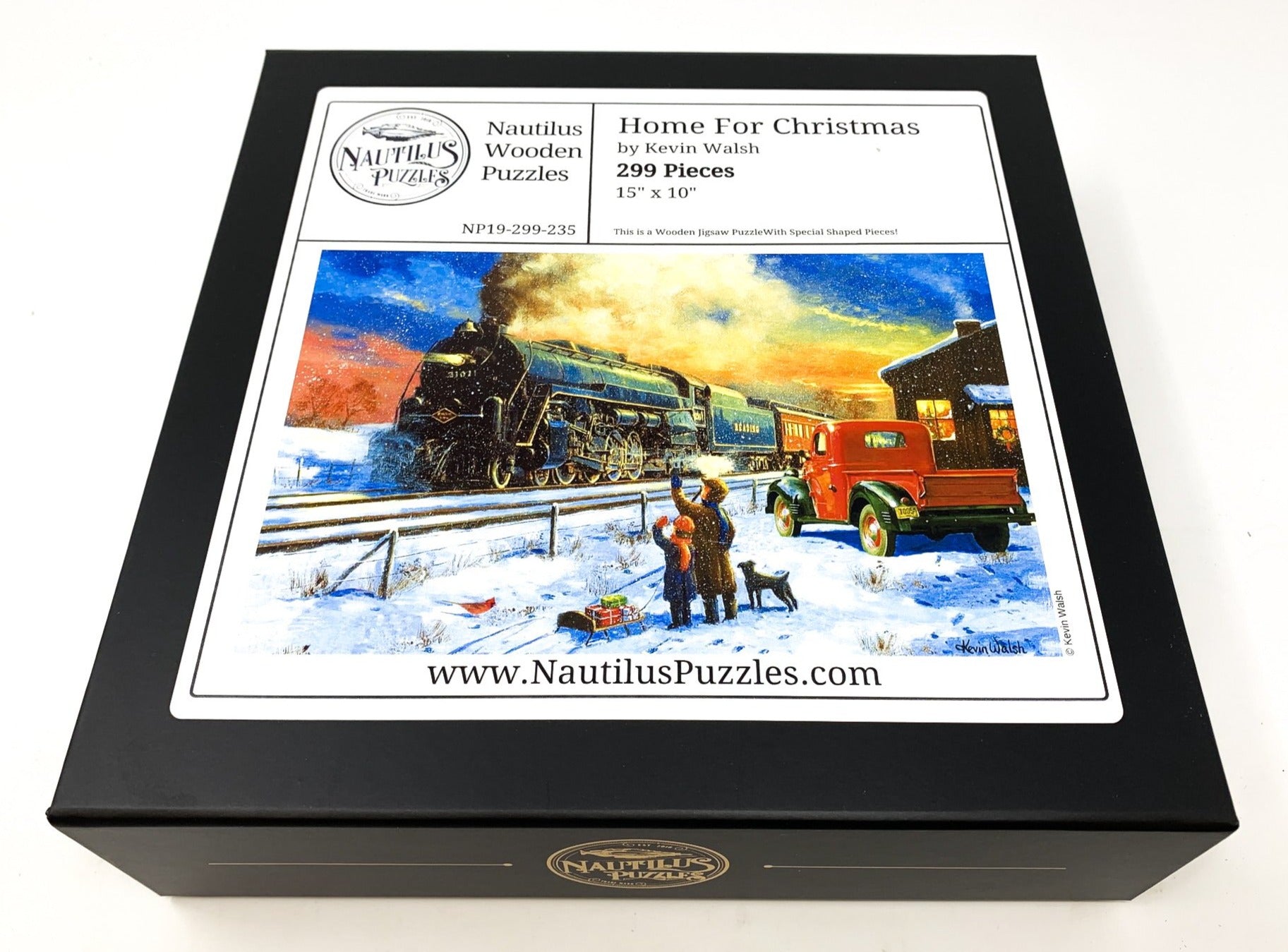 Home For Christmas (299 Piece Christmas Wooden Jigsaw Puzzle) - Nautilus Puzzles - Wooden Jigsaw Puzzles For Adults