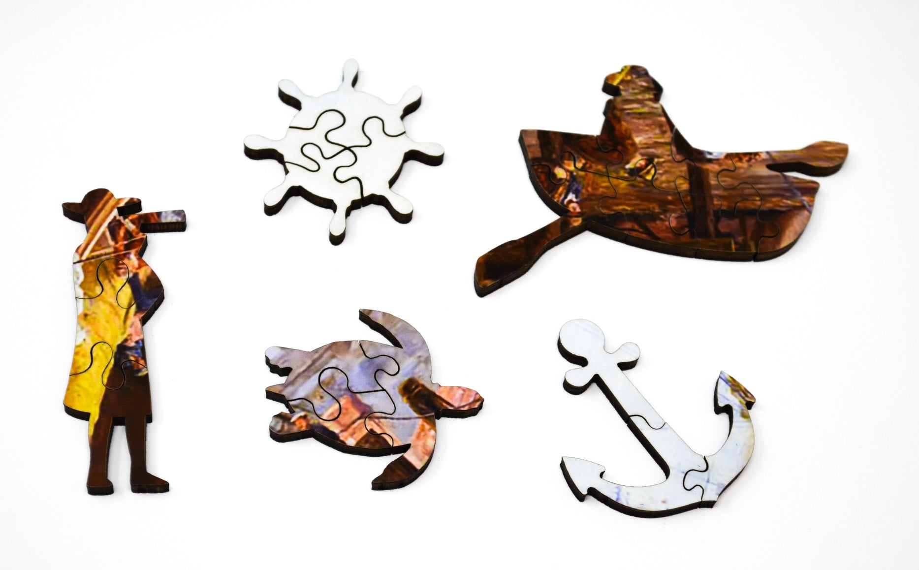 Restoring The HMS Victory (425 Piece Wooden Jigsaw Puzzle) by William Lionel Wylie - Nautilus Puzzles - Wooden Jigsaw Puzzles For Adults