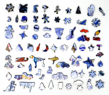 Twilight Snowstorm (473 Piece Wooden Jigsaw Puzzle) - Nautilus Puzzles - Wooden Jigsaw Puzzles For Adults