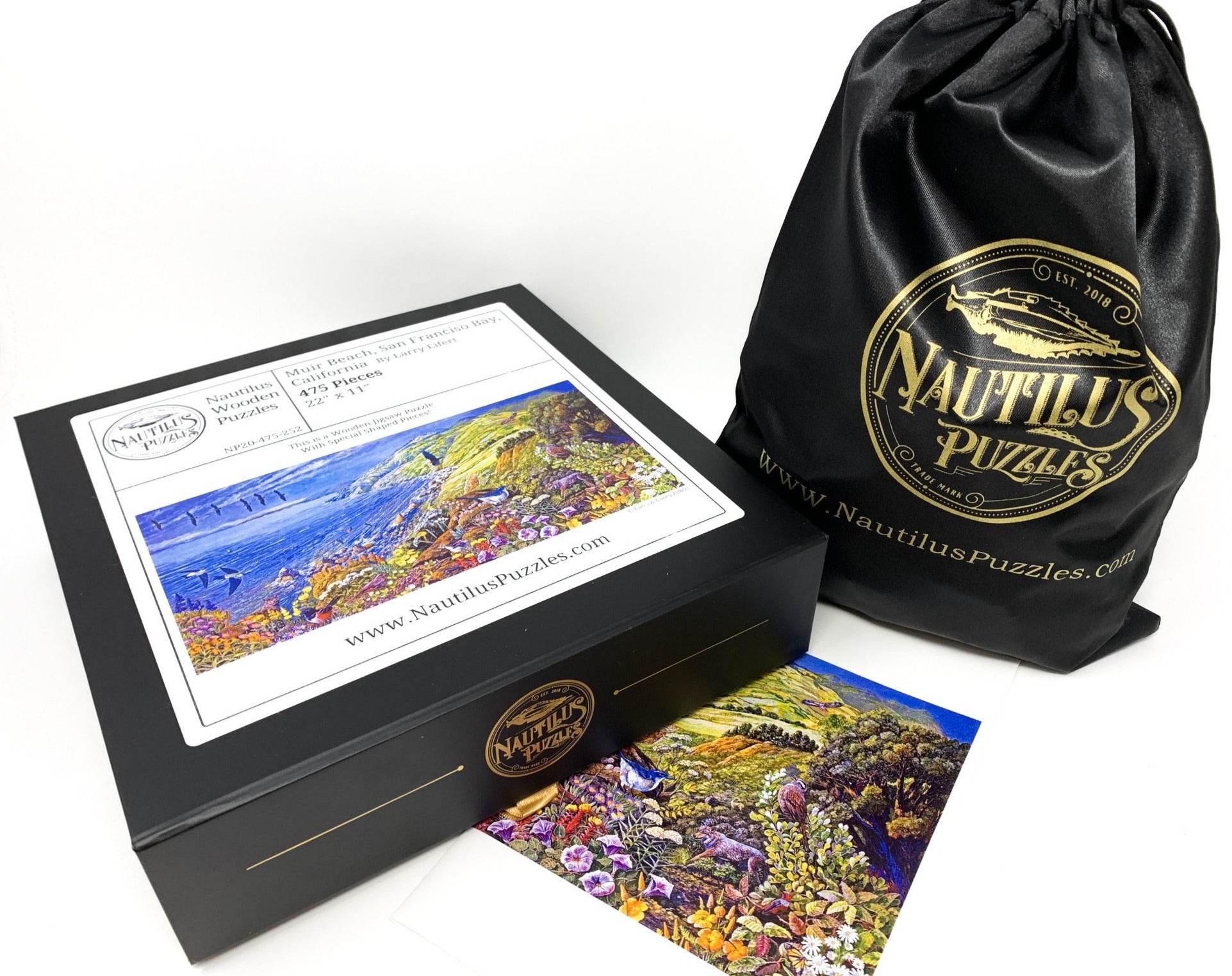 Marin Headlands, National Recreation Area (475 Piece Wooden Jigsaw Puzzle) - Nautilus Puzzles - Wooden Jigsaw Puzzles For Adults