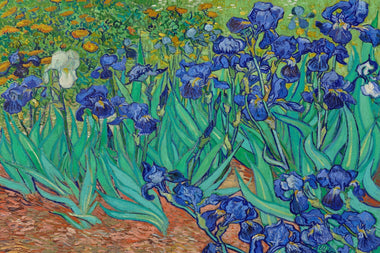 Irises - Van Gogh| 50 Piece Mini Puzzle - Nautilus Puzzles - Wooden Jigsaw Puzzles For Adults