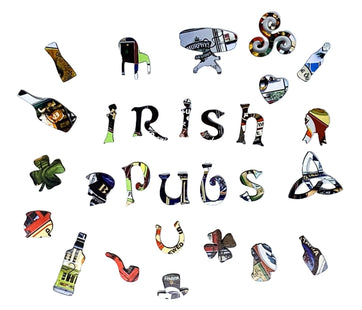 Irish Pubs (201 Piece Wooden Jigsaw Puzzle) - Nautilus Puzzles - Wooden Jigsaw Puzzles For Adults