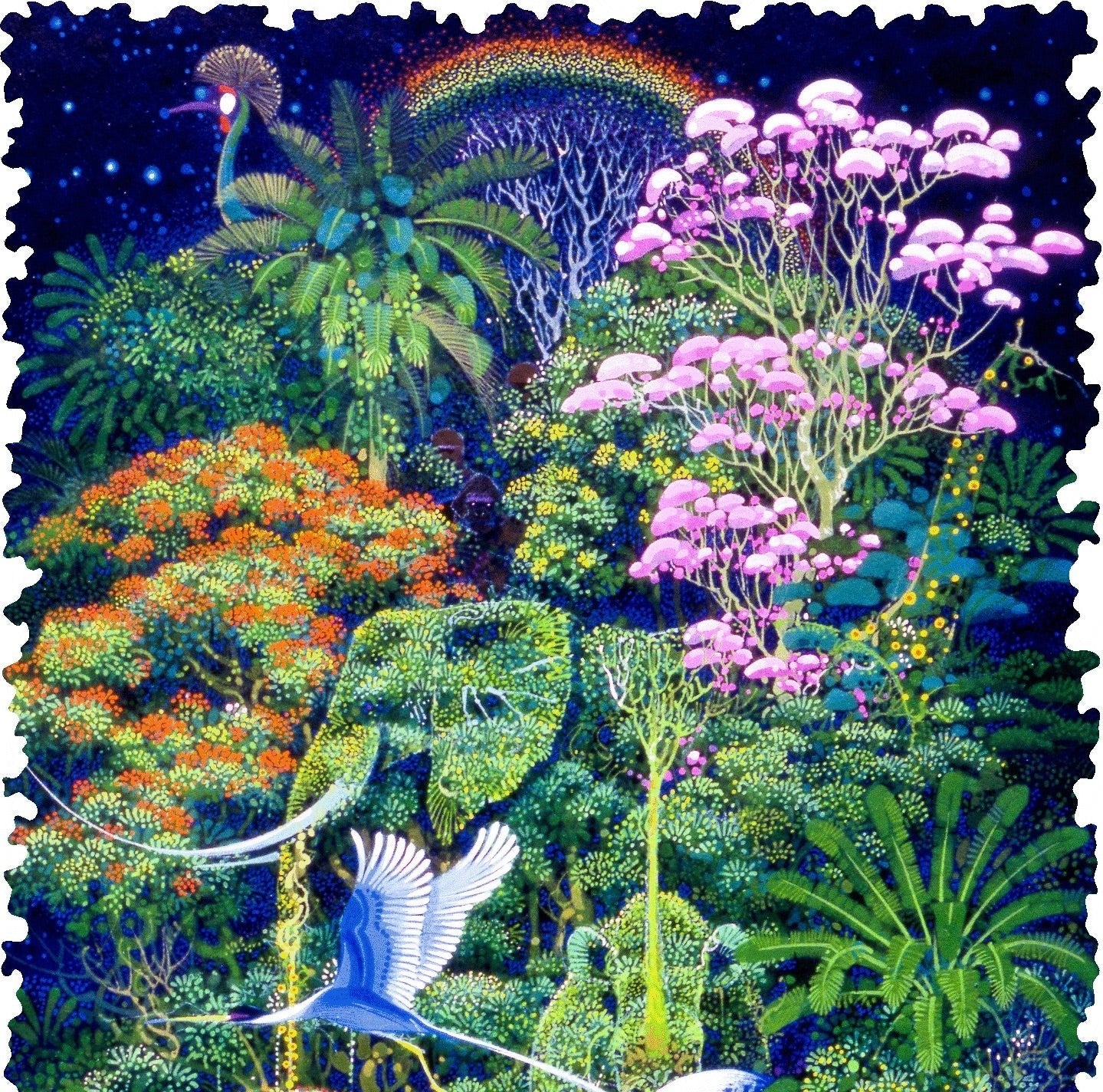 Jungle Dreams by Hiroo Isono (180 Piece Wooden Jigsaw Puzzle) - Nautilus Puzzles - Wooden Jigsaw Puzzles For Adults