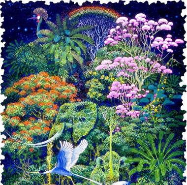 Jungle Dreams by Hiroo Isono (180 Piece Wooden Jigsaw Puzzle) - Nautilus Puzzles - Wooden Jigsaw Puzzles For Adults