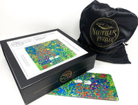 Klimt's Farm Garden (324 Piece Wooden Jigsaw Puzzle) - Nautilus Puzzles - Wooden Jigsaw Puzzles For Adults