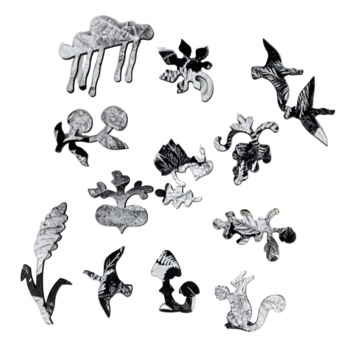 Leaves by Ansel Adams (50 Piece Mini Wooden Jigsaw Puzzle) - Nautilus Puzzles - Wooden Jigsaw Puzzles For Adults