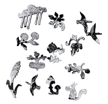 Leaves by Ansel Adams (50 Piece Mini Wooden Jigsaw Puzzle) - Nautilus Puzzles - Wooden Jigsaw Puzzles For Adults