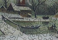 L'Hiver (Winter) (50 Piece Mini Wooden Jigsaw Puzzle) - Nautilus Puzzles - Wooden Jigsaw Puzzles For Adults
