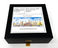 Main Street, New York (159 Piece Wooden Jigsaw Puzzle) - Nautilus Puzzles - Wooden Jigsaw Puzzles For Adults