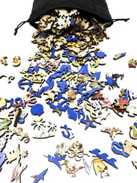 Map of Hawaii (471 Piece Wooden Jigsaw Puzzle) - Nautilus Puzzles - Wooden Jigsaw Puzzles For Adults