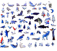 Midnight Run (378 Piece Wooden Jigsaw Puzzle) - Nautilus Puzzles - Wooden Jigsaw Puzzles For Adults