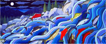 Midnight Run (378 Piece Wooden Jigsaw Puzzle) - Nautilus Puzzles - Wooden Jigsaw Puzzles For Adults