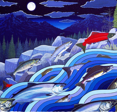 Midnight Run (378 Piece Wooden Jigsaw Puzzle) - Nautilus Puzzles - Wooden Jigsaw Puzzles For Adults