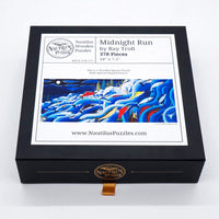 Midnight Run (378 Piece Wooden Jigsaw Puzzle) - Nautilus Puzzles - Wooden Jigsaw Puzzles For Adults