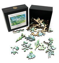 Montagne Sainte-Victoire with Large Pine (50 Pieces) Mini Wooden Puzzle - Nautilus Puzzles - Wooden Jigsaw Puzzles For Adults