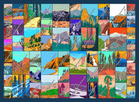 Natural Wonders of California - 505 Piece Wooden Jigsaw Puzzle - Nautilus Puzzles - Wooden Jigsaw Puzzles For Adults
