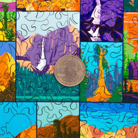 Natural Wonders of California - 505 Piece Wooden Jigsaw Puzzle - Nautilus Puzzles - Wooden Jigsaw Puzzles For Adults