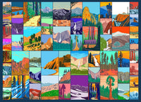 Natural Wonders of California - 505 Piece Wooden Jigsaw Puzzle - Nautilus Puzzles - Wooden Jigsaw Puzzles For Adults