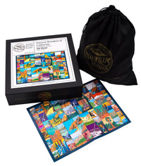 Natural Wonders of California - 505 Piece Wooden Jigsaw Puzzle - Nautilus Puzzles - Wooden Jigsaw Puzzles For Adults