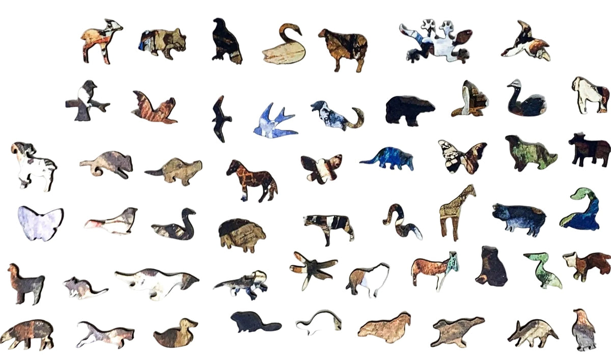 Noah's Ark Puzzle - 560 Pieces - Wooden Jigsaw Puzzle - Nautilus Puzzles - Wooden Jigsaw Puzzles For Adults