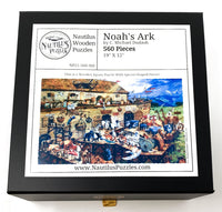 Noah's Ark Puzzle - 560 Pieces - Wooden Jigsaw Puzzle - Nautilus Puzzles - Wooden Jigsaw Puzzles For Adults