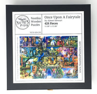 Once Upon A Fairytale (428 Piece Wooden Jigsaw Puzzle) - Nautilus Puzzles - Wooden Jigsaw Puzzles For Adults