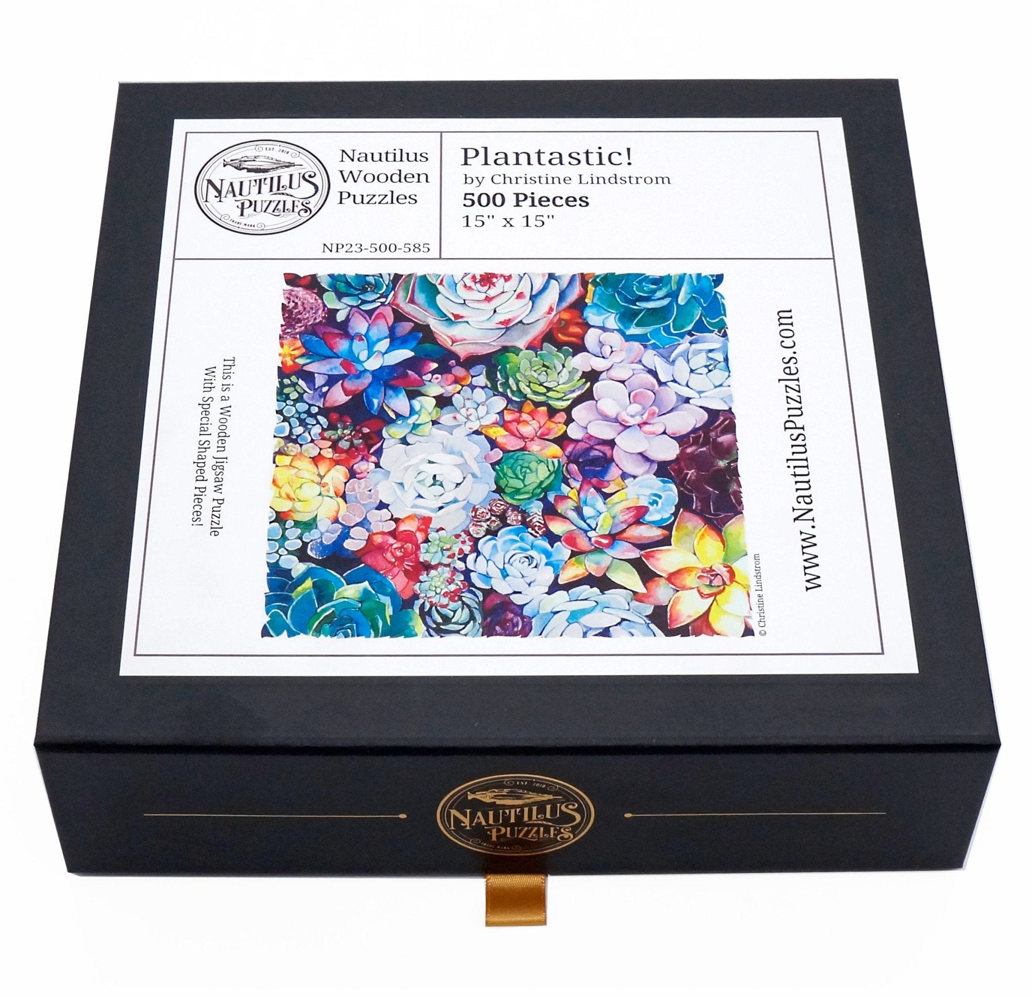 Plantastic! (500 Piece Wooden Jigsaw Puzzle) - Nautilus Puzzles - Wooden Jigsaw Puzzles For Adults