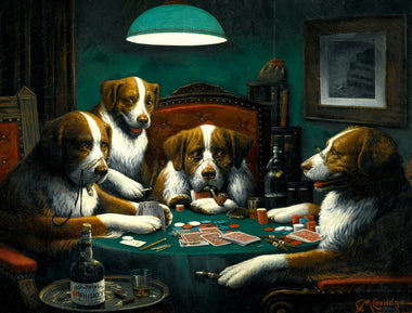 Poker Game, 1894 (426 Piece Wooden Jigsaw Puzzle) - Nautilus Puzzles - Wooden Jigsaw Puzzles For Adults