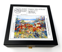 Poppies, Isles of Shoals, Maine by Childe Hassam (380 Piece Wooden Jigsaw Puzzle) - Nautilus Puzzles - Wooden Jigsaw Puzzles For Adults