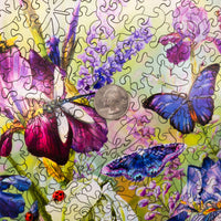 Purple Daze (476 Piece Wooden Jigsaw Puzzle) - Nautilus Puzzles - Wooden Jigsaw Puzzles For Adults