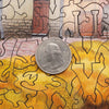 Stave wooden puzzles