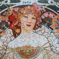 Reverie by Alphonse Mucha (179 Piece Wooden Jigsaw Puzzle) - Nautilus Puzzles - Wooden Jigsaw Puzzles For Adults