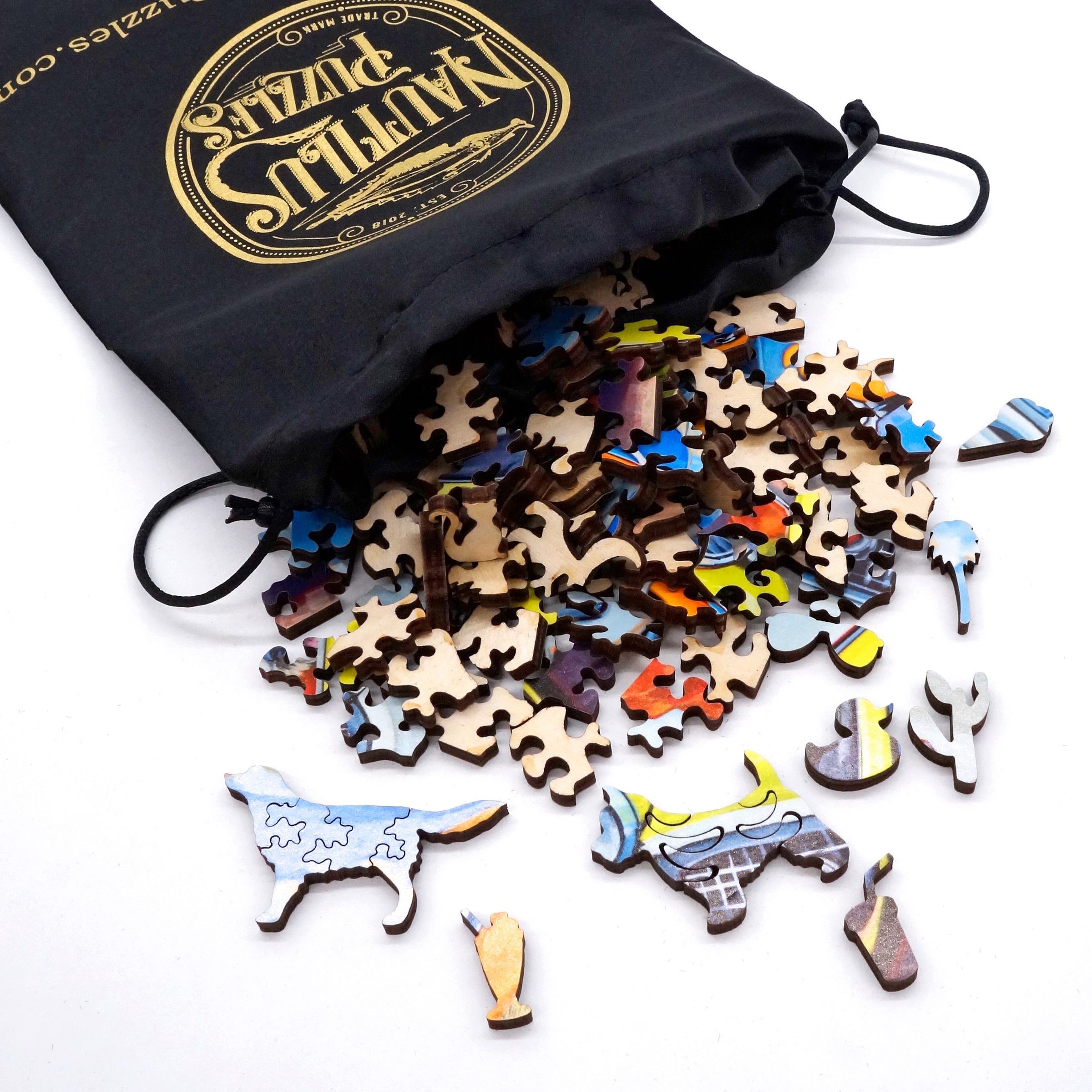 Stave wood puzzles