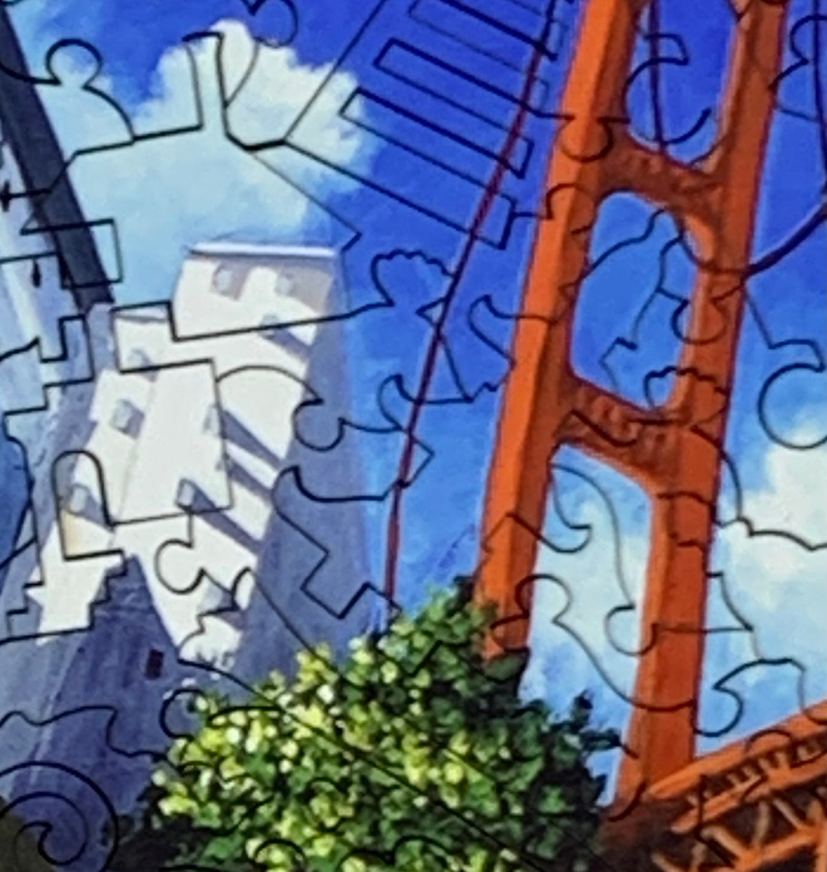 San Francisco - City By the Bay (486 Piece Wooden Jigsaw Puzzle) - Nautilus Puzzles - Wooden Jigsaw Puzzles For Adults