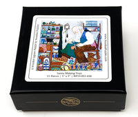 Santa Making Toys (51 Pieces) Mini Wooden Christmas Puzzle - Nautilus Puzzles - Wooden Jigsaw Puzzles For Adults