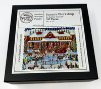 Santa's Workshop - 552 Piece Christmas Wooden Jigsaw Puzzle - Nautilus Puzzles - Wooden Jigsaw Puzzles For Adults