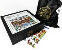Santa's Workshop - 552 Piece Christmas Wooden Jigsaw Puzzle - Nautilus Puzzles - Wooden Jigsaw Puzzles For Adults
