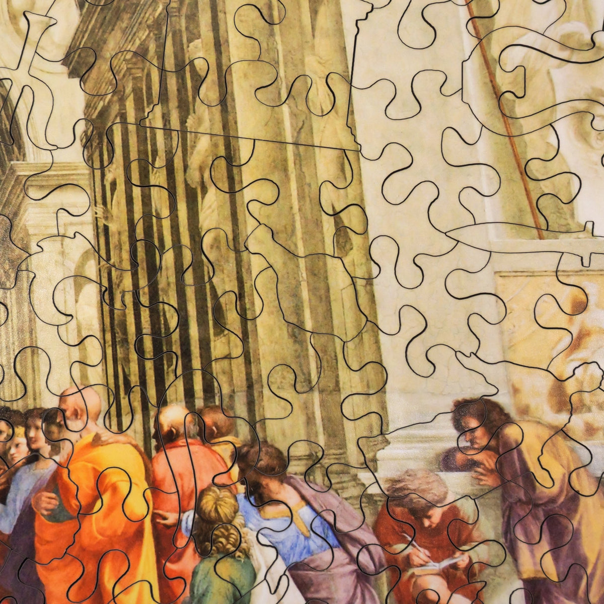School of Athens by Raphael (551 Piece Wooden Jigsaw Puzzle) - Nautilus Puzzles - Wooden Jigsaw Puzzles For Adults