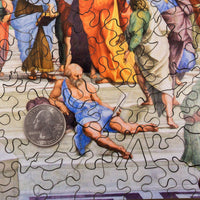 School of Athens by Raphael (551 Piece Wooden Jigsaw Puzzle) - Nautilus Puzzles - Wooden Jigsaw Puzzles For Adults