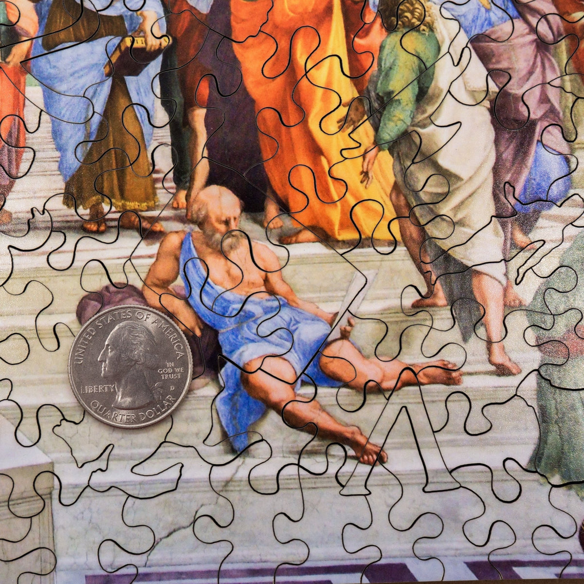 School of Athens by Raphael (551 Piece Wooden Jigsaw Puzzle) - Nautilus Puzzles - Wooden Jigsaw Puzzles For Adults