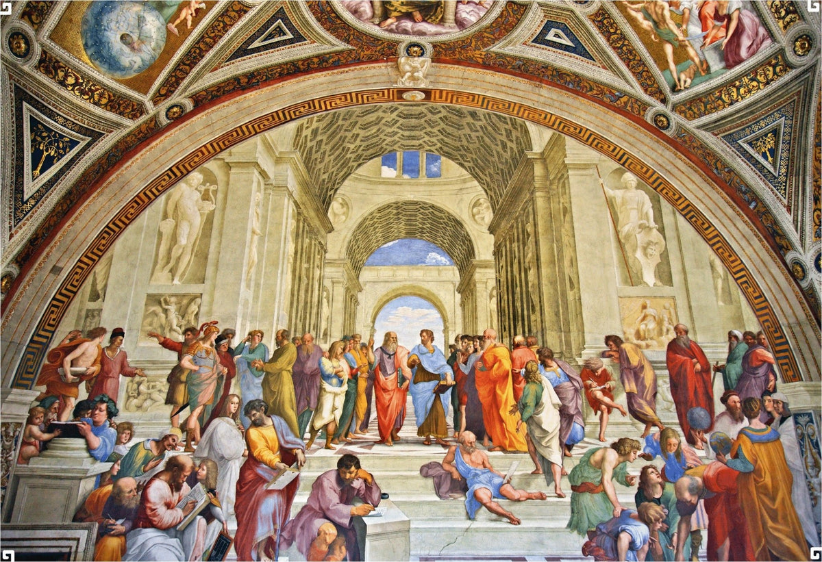 School of Athens by Raphael (551 Piece Wooden Jigsaw Puzzle) - Nautilus Puzzles - Wooden Jigsaw Puzzles For Adults